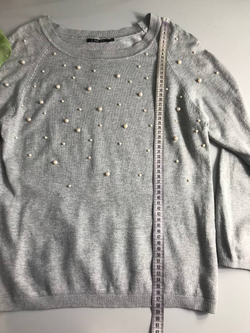 Джемпер Incity с бусинами, визуально на 44 размер
