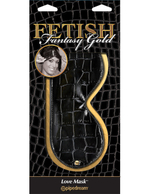 Кожаная маска на глаза Love Mask (Цвет: черный)