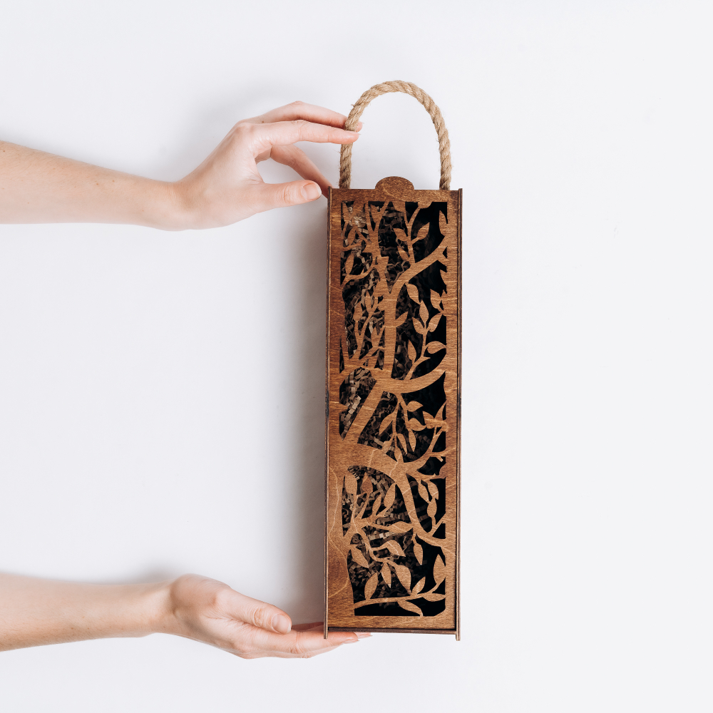 Подарочная коробка для бутылки "VILLAGE" PK3