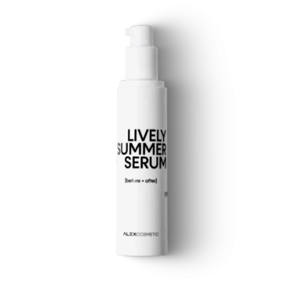 LIVELY SUMMER SERUM [BEFORE + AFTER] - Летняя сыворотка-гель для увлажнения и восстановления после солнца, 50 мл