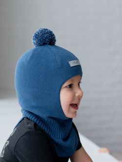 Шлем весенний/осенний вязаный (Гроза) ЧИП