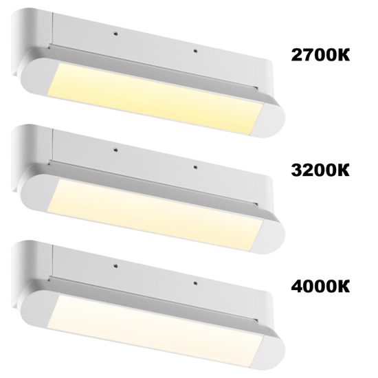 359801 OVER NT25 400 белый Светильник накладной с перекл. цв. температуры IP20 LED 12W 180-265V 2700К/3200К/4000К ITER