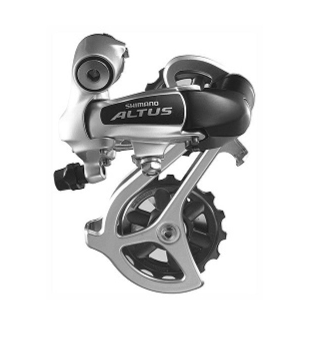 Переключатель задний Shimano Altus M310, 7/8 ск., серебро