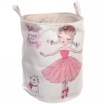 Корзина для хранения круглая Маленькая балерина 45*35 см