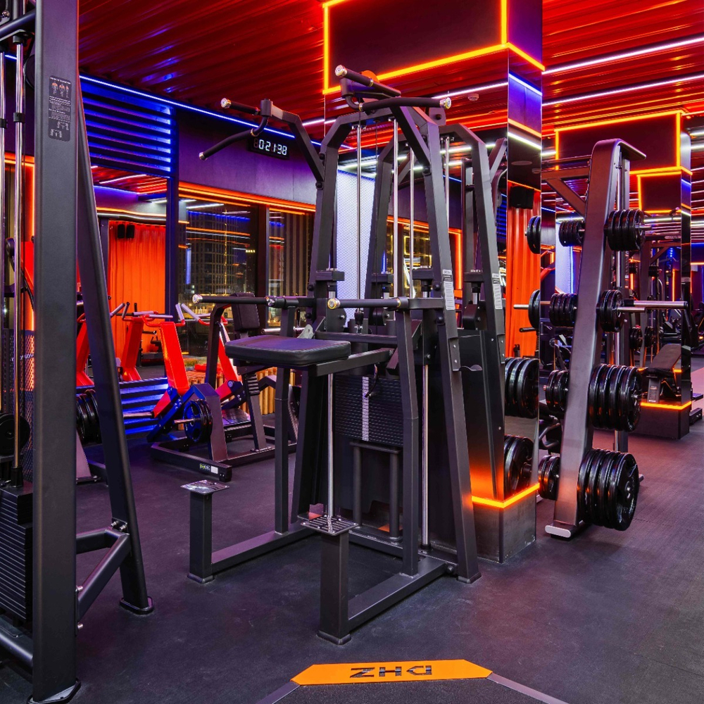 U3009C (E3009) Турник, брусья с противовесом. Стек 88 кг