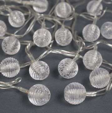 Гирлянда "Нить" 5 м с насадками "Шарики льда"