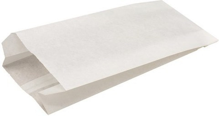 Пакет фасовочный бумажный 90х40х205 белый жиростойкий (2000 шт.)
