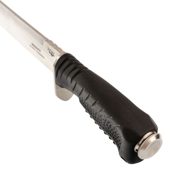 Походный нож-мачете НОКС "Бебут" 832-188821 - черная рукоять, клинок сатин