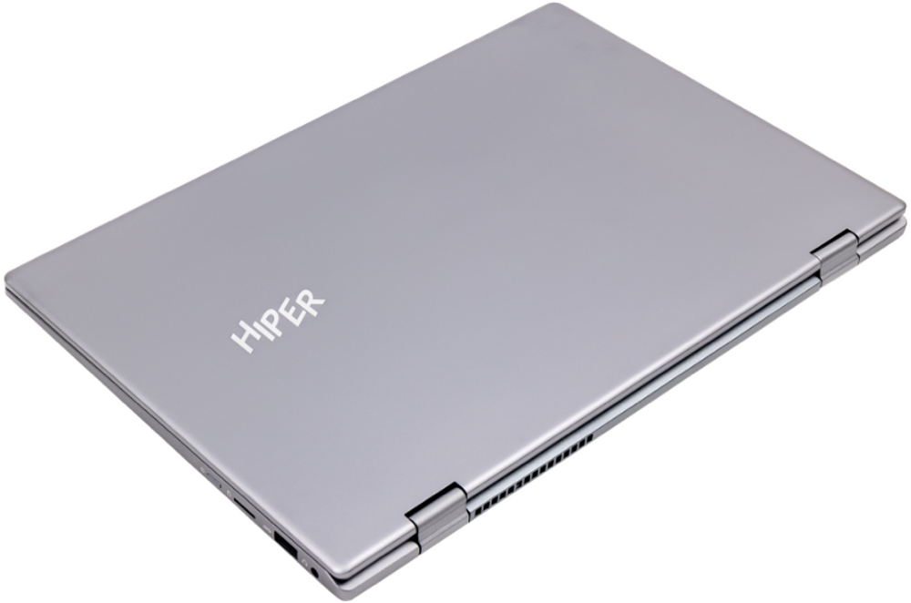 Ноутбук  HIPER Slim 13.3 ", Core i5, 8 Гб RAM, 256 Гб SSD, Iris Xe Graphics, Серый
