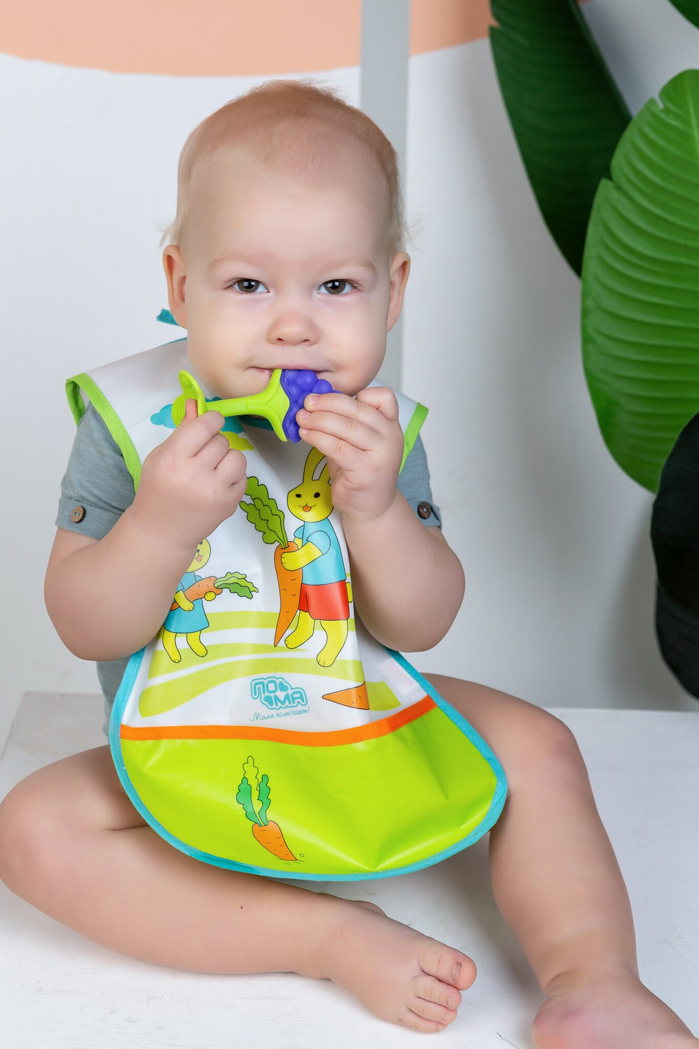 Прорезыватель "Виноград" 1 шт ПОМА с 4 месяцев