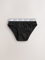 Трусы для девочки Next AB5-759, 7 шт., Черный, Белый