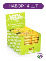 Печенье для собак VEDA Choco Dog в белом шоколаде, набор из 14 упаковок по 0,3кг