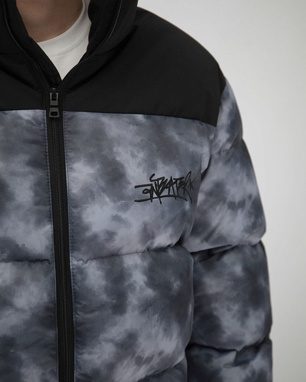 Пуховик Downjacket Tie Dye Grey - фото 5