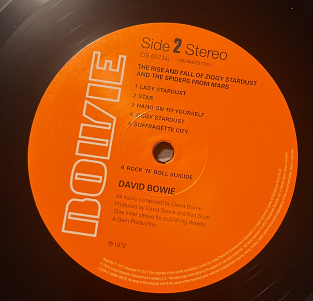 David Bowie / The Rise And Fall Of Ziggy Stardust And The Spiders From Mars (LP)