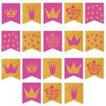 Гирлянда-флажки «С Днем Рождения!», 300 см