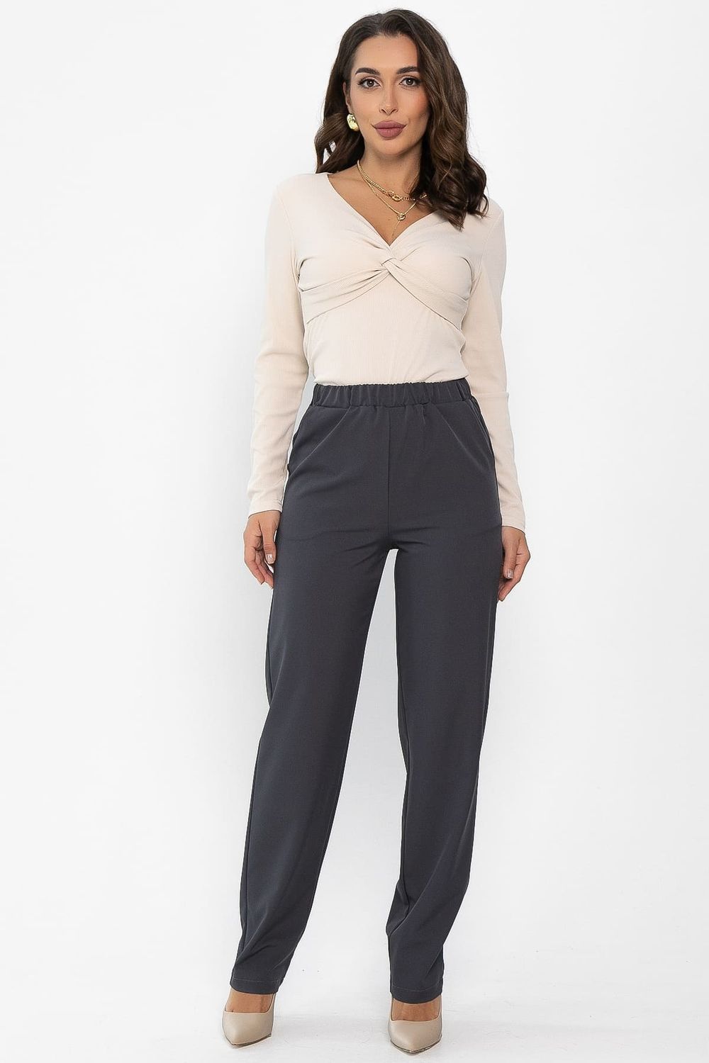 Брюки Твой день (графит) Б14148-12М LT Collection