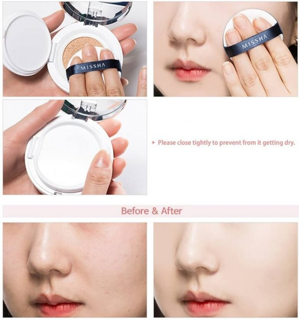 Missha Увлажняющий тональный кушон Magic Cushion SPF50+/PA+++