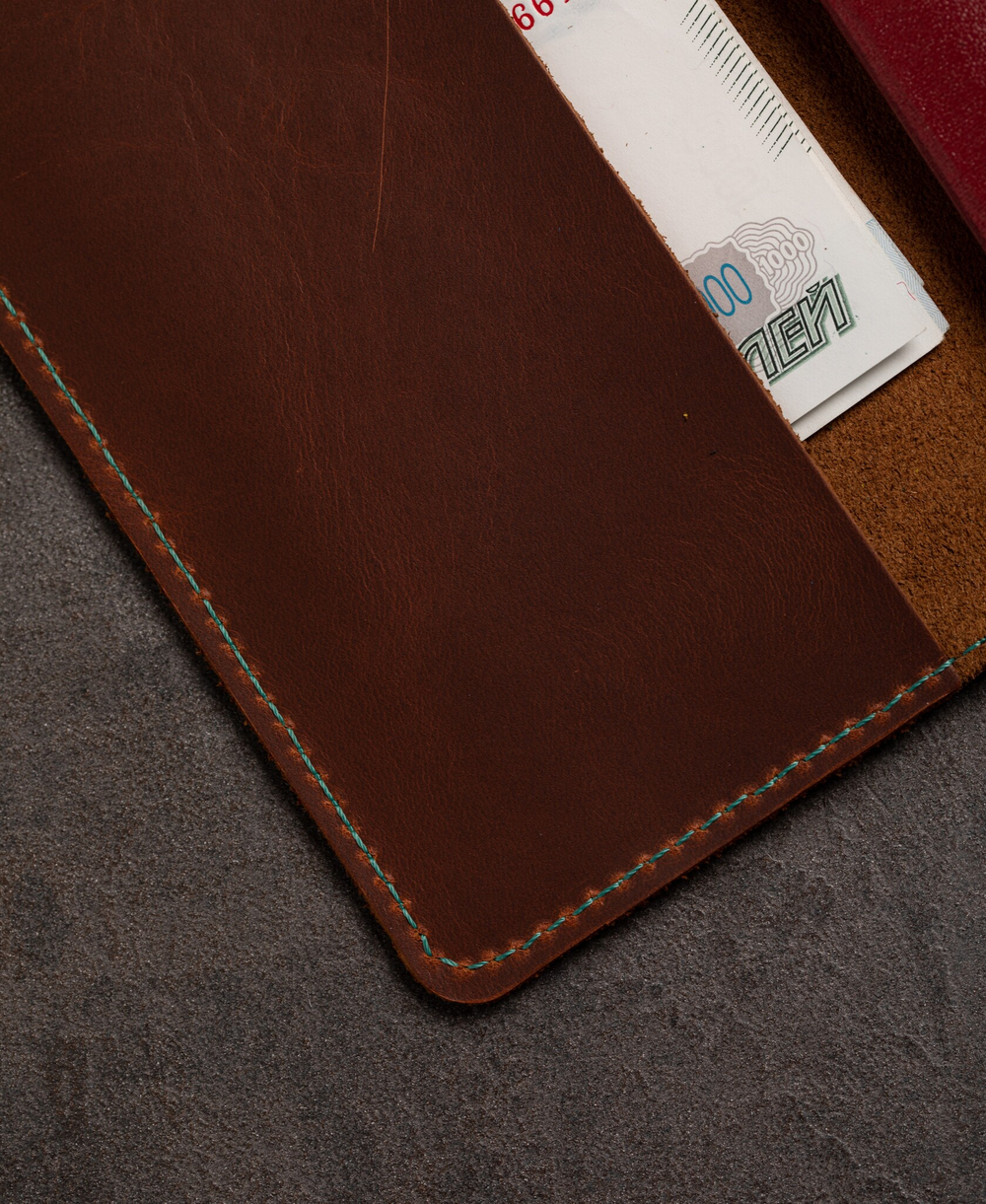 Обложка на паспорт Vintage brown