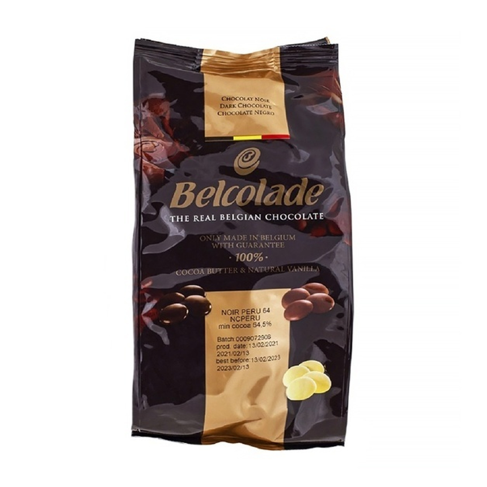 Шоколад Темный Noir Selection (диски) 64% «Puratos» Перу- 1 кг