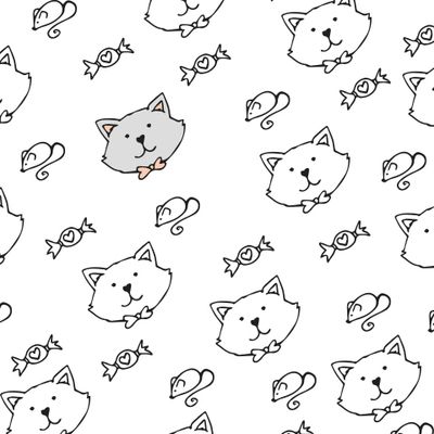 Дудлы котики