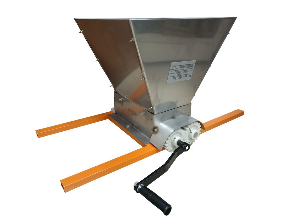 Дробилка механическая Умница УИ-2-Н, нержавейка для винограда, ягод, фруктов