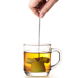 Емкость для заваривания чая tea shirt, красная