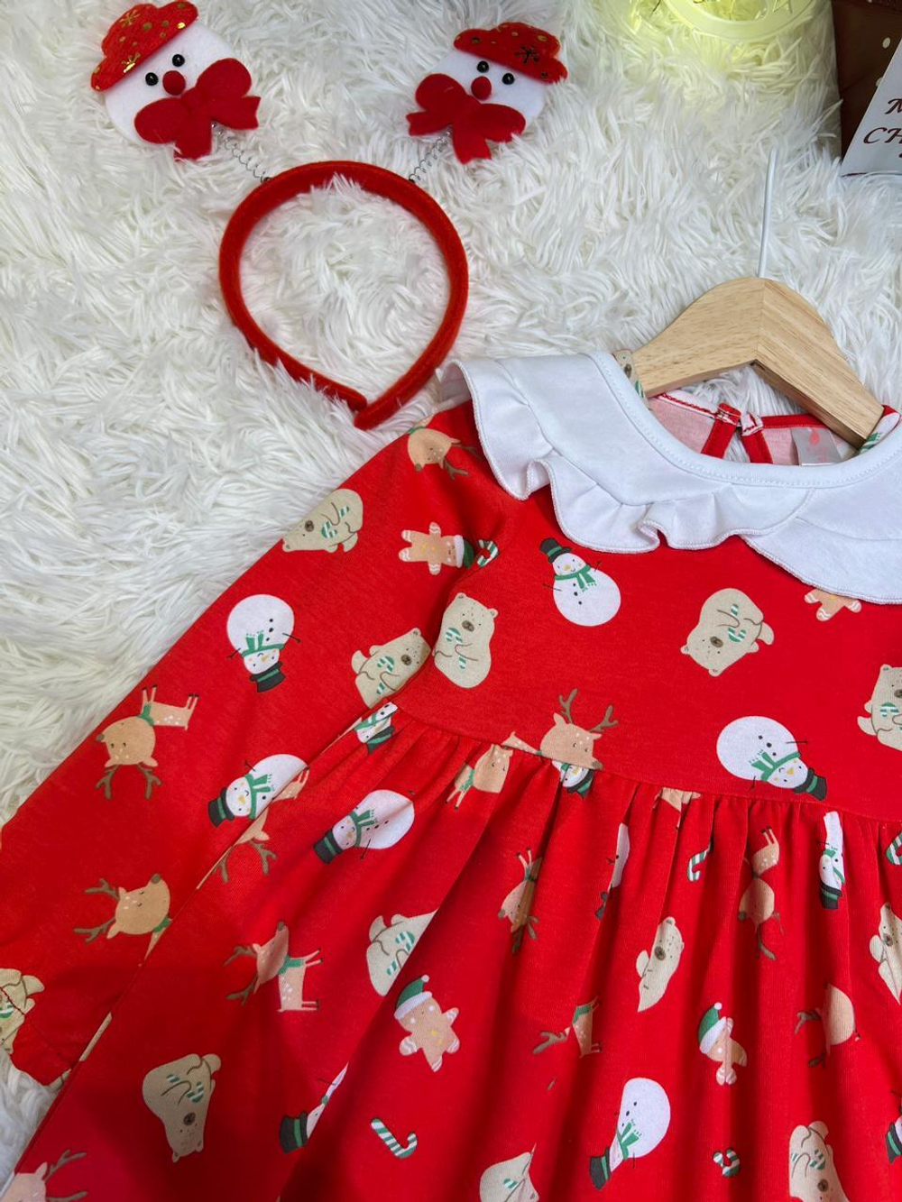 Снеговик - новогоднее платье для девочек 2 600 тг./шт. (оптом - цена за 5 размеров)
