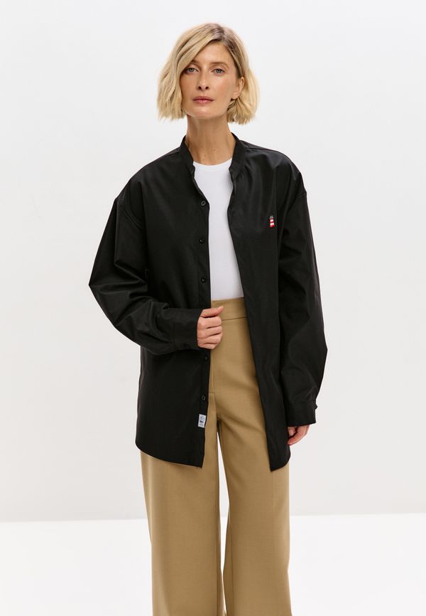 Рубашка Маяк черная - фото 3