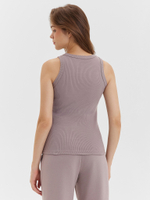 Базовый топ из эластичного хлопка