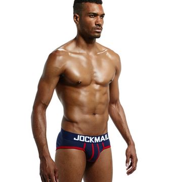 Мужские трусы брифы темно-синие JOCKMAIL JM2012-16