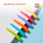 Ручка шариковая DELI "Extra Q40T", 0,7 мм, корпус ассорти, синяя