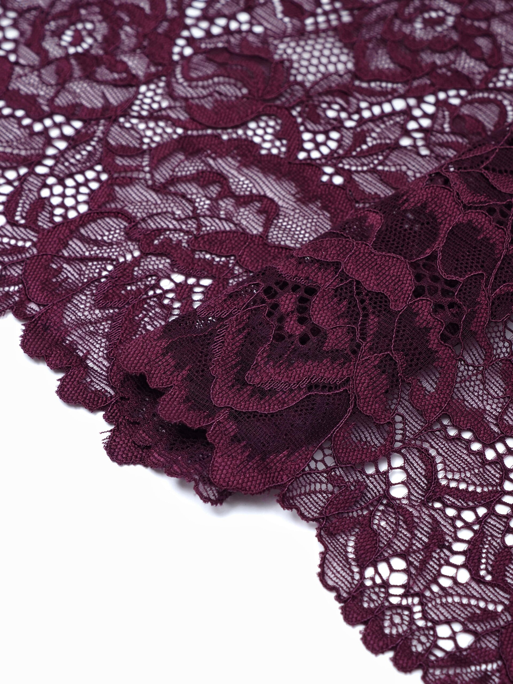 Эластичное кружево для белья слива ширина 23 см