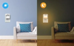 Беспроводной ночник в розетку с датчиком движения и регулировкой яркости