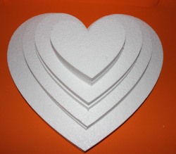 `Основа торт-муляж "Сердце" 49 см, пенопласт