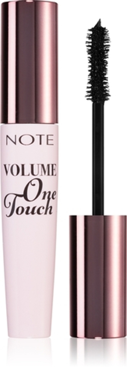 Note Cosmetique Volume One Touch - Объёмная и уплотняющая тушь для ресниц, 10 ml