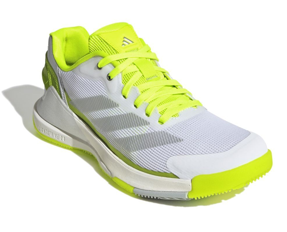 Женские кросовки для падел Adidas Crazyquick Lightstrike Padel W - lucid Lemon/silver Metallic/Wonder Silver