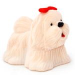 Подарочный футляр‑болонка‑девочка для ювелирного кольца