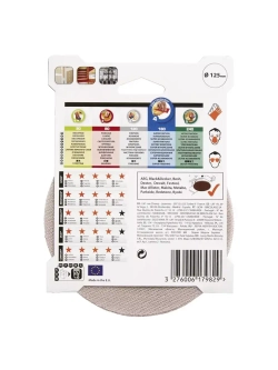 Круг абразивный Dexter Pro P180, D125 мм, 3 шт.