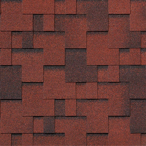 Черепица гибкая Roofshield Фемили Лайт Модерн FL-М-21 красный с оттенением