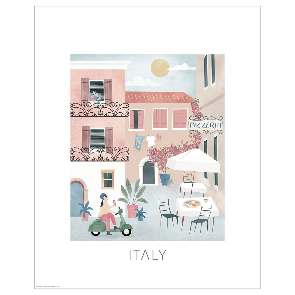 IKEA BILD  (ИКЕА БИЛД)  -  Плакат, иллюстрация, Италия, 40x50 см