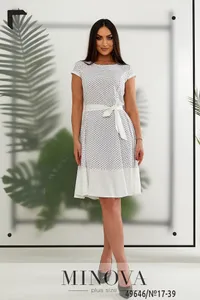 Платье 17-39-молочный Minova