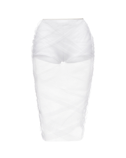 Юбка - сетка с драпировкой и шортами