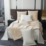 КПБ Сатин Velvet Premium с Одеялом VP007, Евро, 4 наволочки