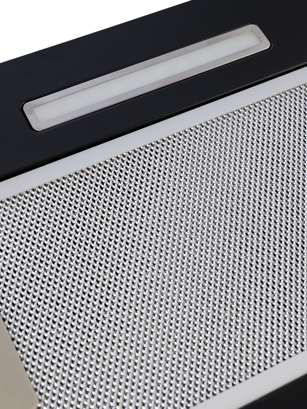 Вытяжка кухонная MACBI S-BOX-60A1 (BLACK) черный, D120мм, 850 м3/ч, полновстраиваемая, мотор 70Ватт, металл 60см, кнопочное управл.