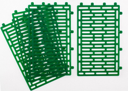 Протектор для защиты стволов деревьев, комплект 4 шт., зеленый// Palisad