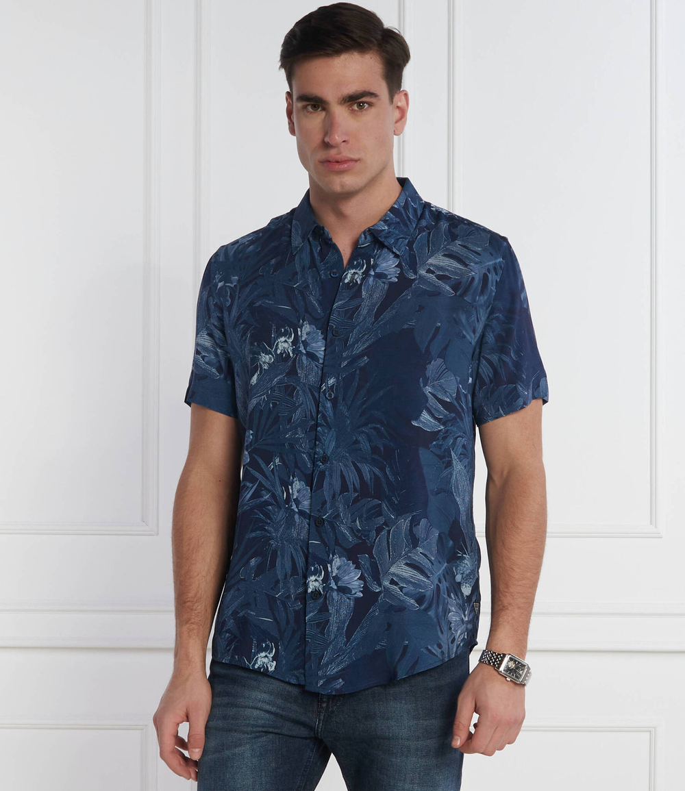 Рубашка GUESS - темно-синий (M4GH76 WD4Z2)