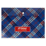 Папка-конверт на кнопке Sahand A4, 220х320 мм, 180 мкм, ассорти, с рисунком, "Modern"