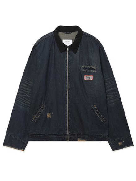 Мужская Куртка Denim Work - Grunt- Washed Blue