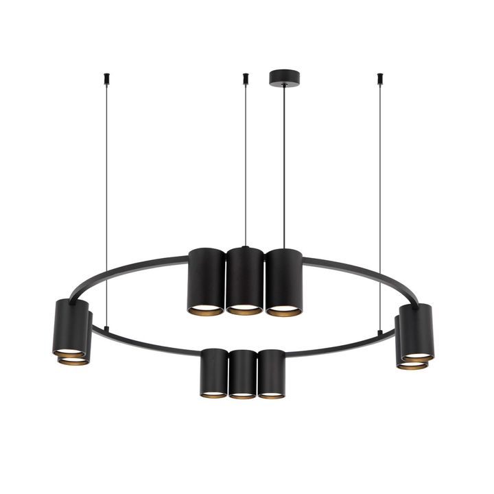 Подвесная люстра Denkirs Orbit DK4065-BK