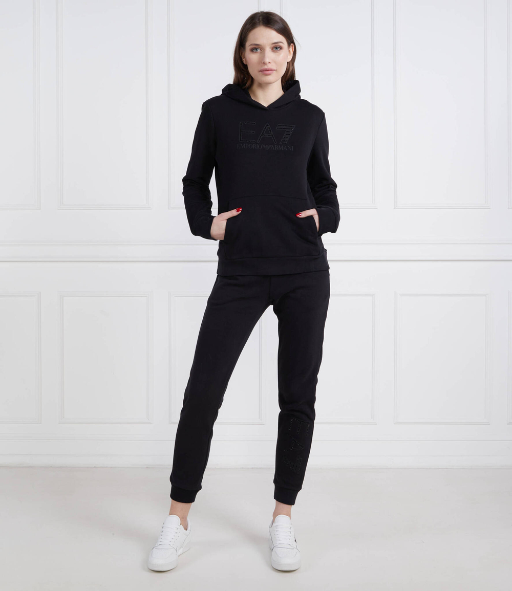 Худи EA7 - черный(3RTM46 TJKTZ)